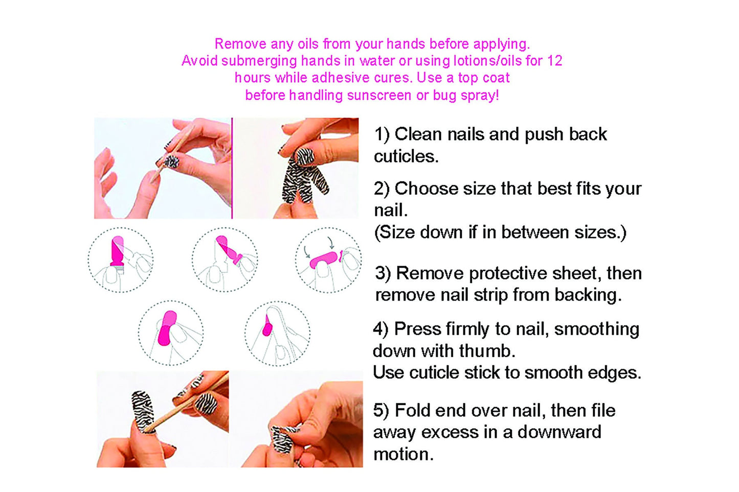 Smokey Quartz {Transparent Overlay} - Nail Polish Wrap - Negative Space Nail Wrap - Peel and Stick Nails