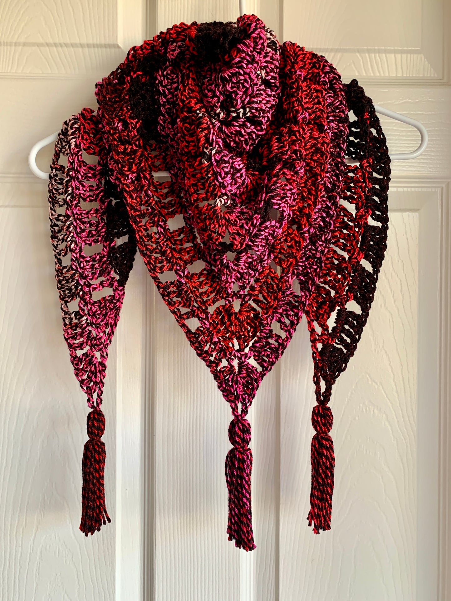 Valentine Handmade Crochet Wrap - Shawl - Scarf