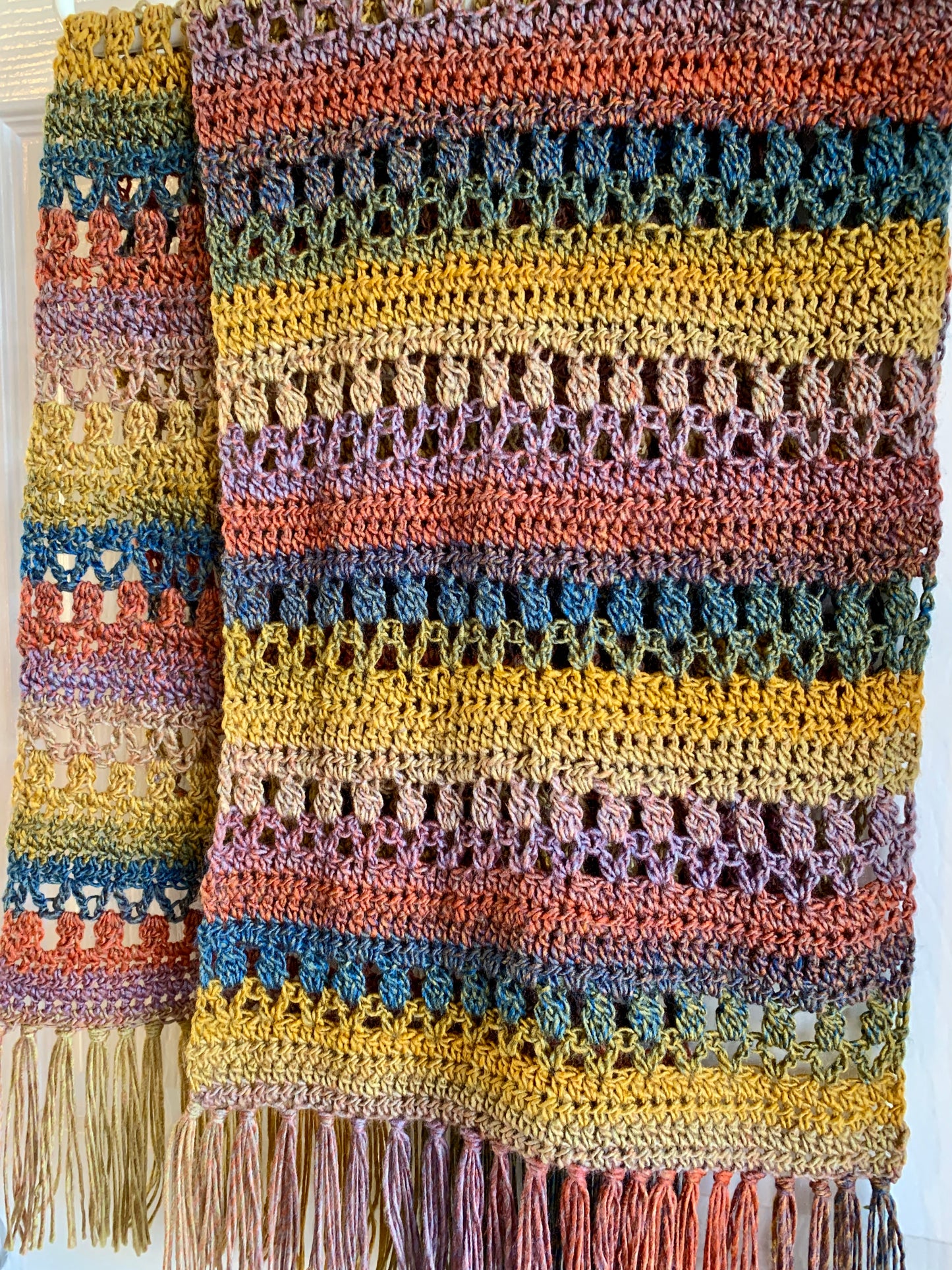 Buttercup XL Crochet Scarf