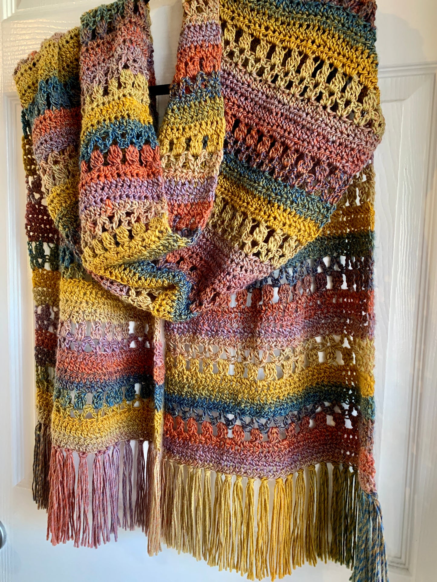 Buttercup XL Crochet Scarf