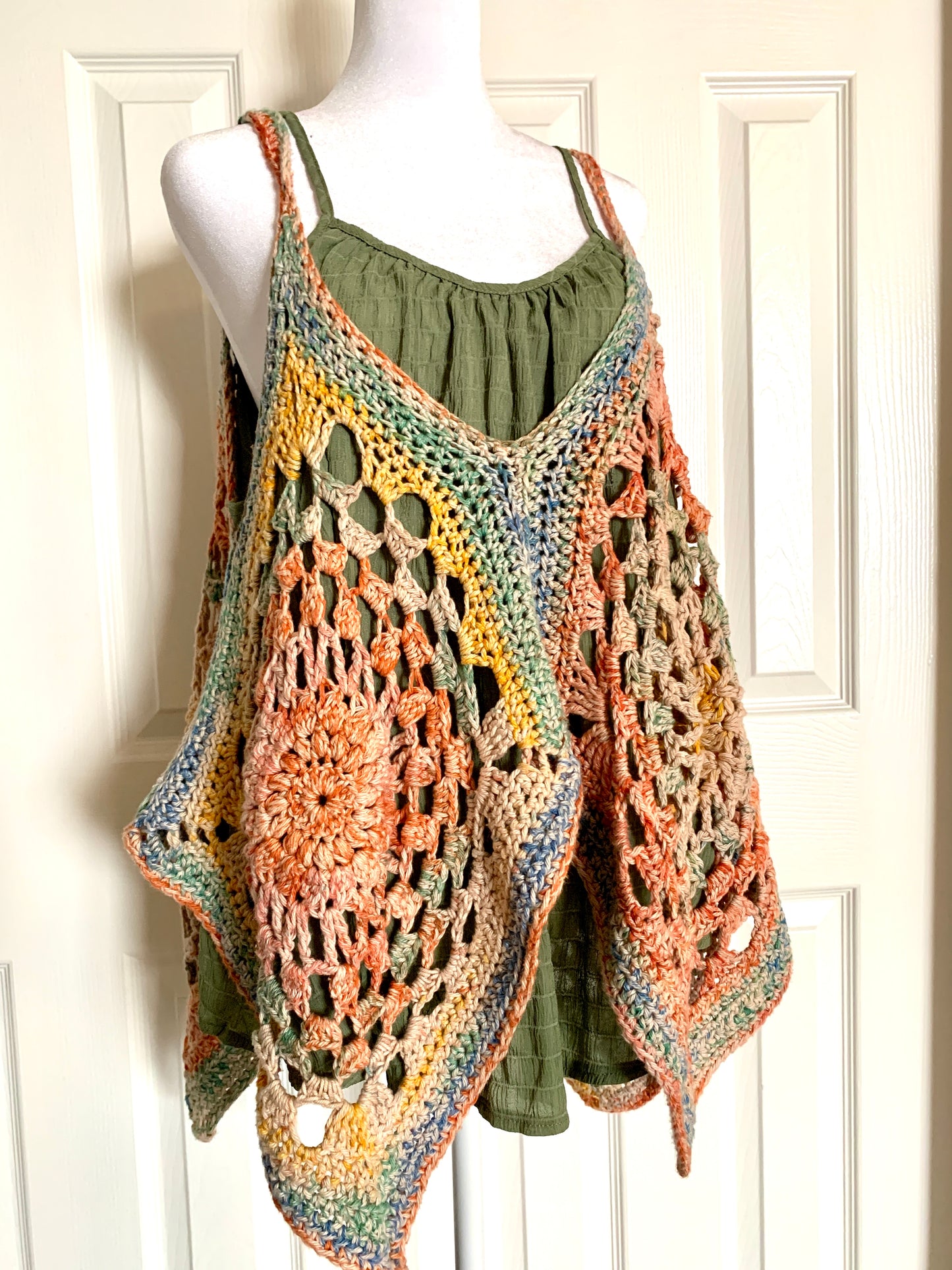 Go With The Flow Tank Top & Poncho Dual Crochet Pattern - DIGITAL DOWNLOAD ONLY