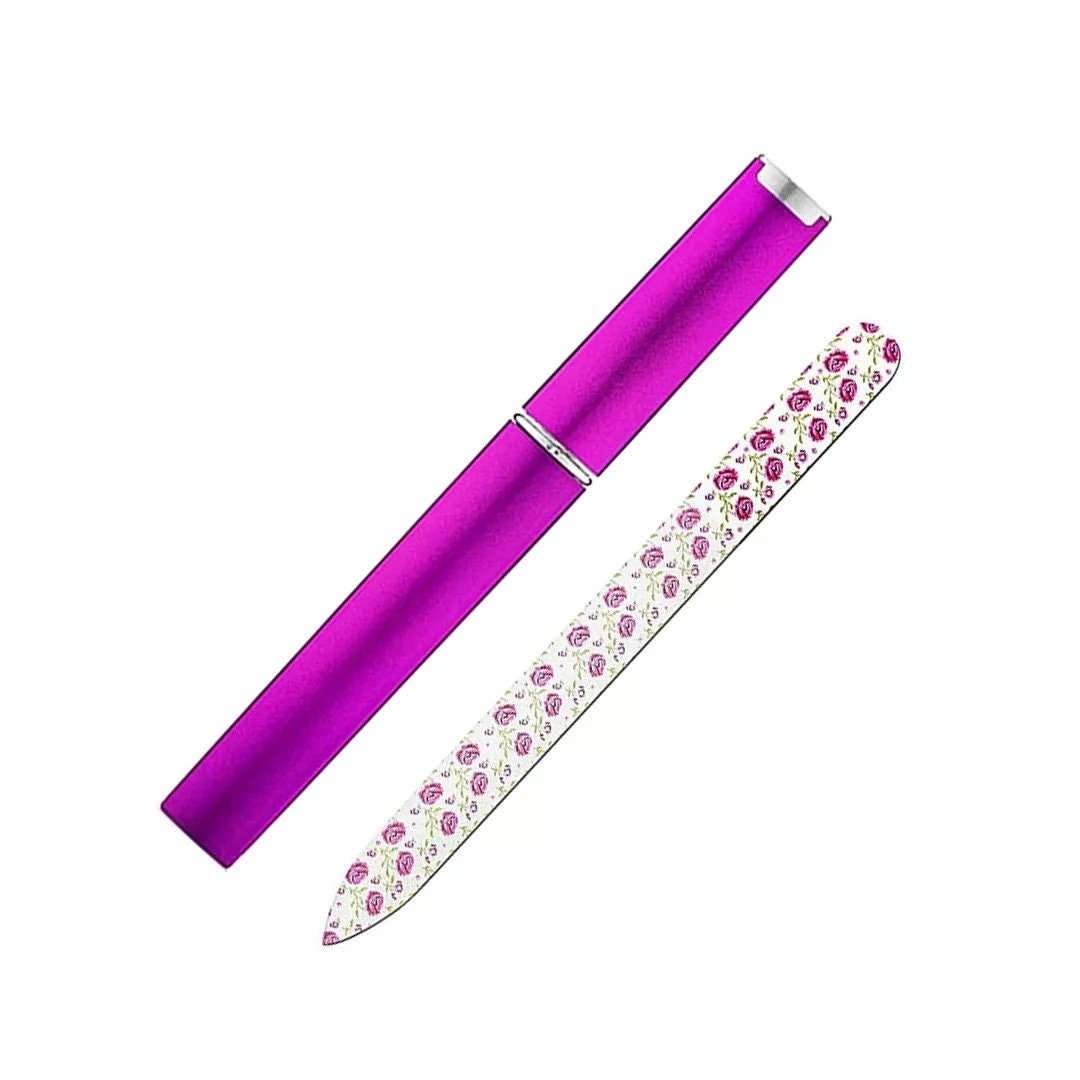 Glass Nail File With Case