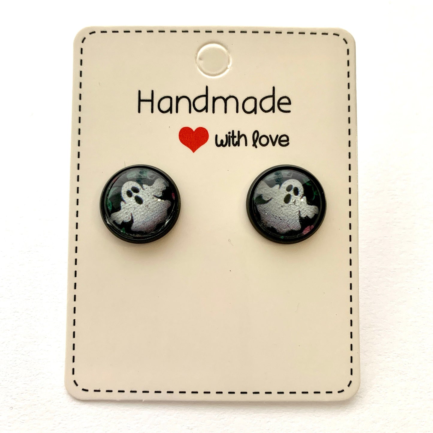 Haunt - Glow In The Dark Cabochon Earrings