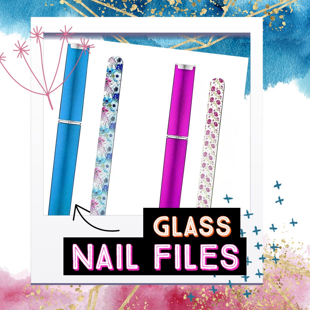 Glass Nail File With Case