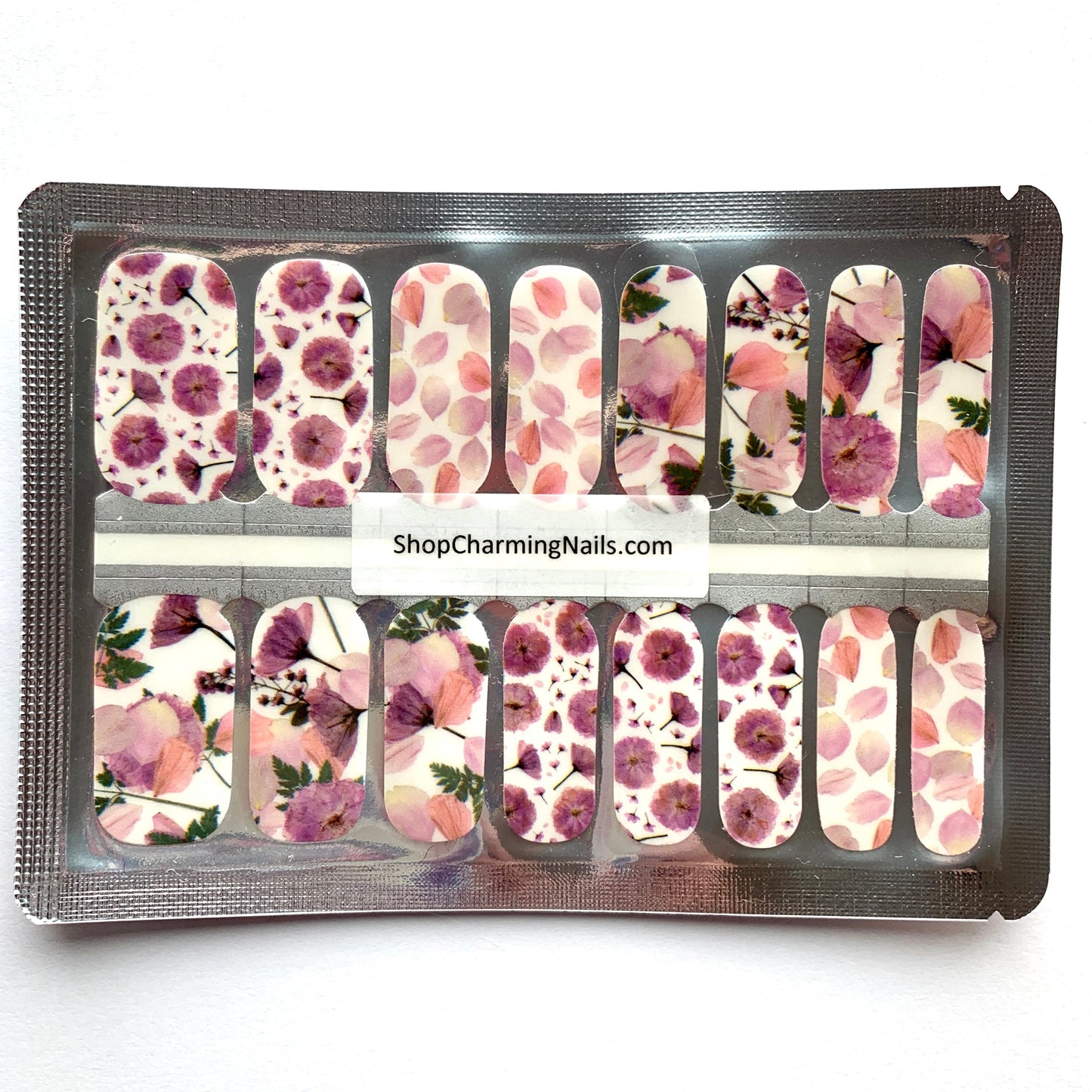 Soft Petals {Transparent Overlay} - Nail Polish Wrap - Negative Space Nail Wrap - Peel and Stick Nails