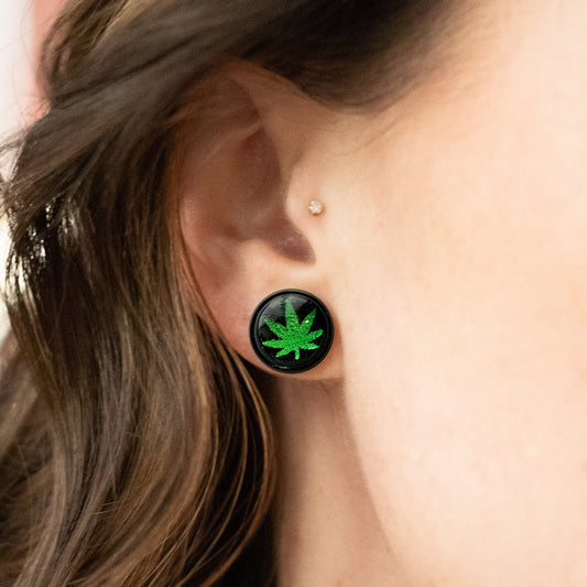 Mile High Cabochon Earrings