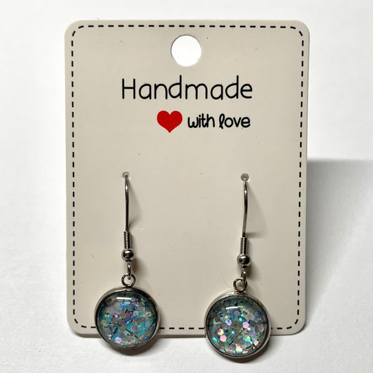 Crystal Sparkle Cabochon Earrings - Choice of Earring Back