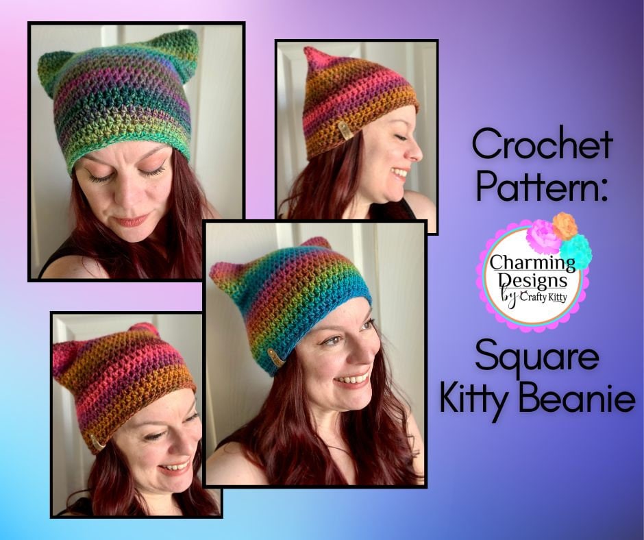 Beanie Crochet Pattern Trio! - Pattern Download Only - PDF download of three separate crochet patterns